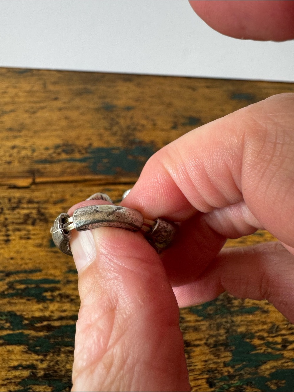 Silver Floral Statement Ring - Picture 4 of 6